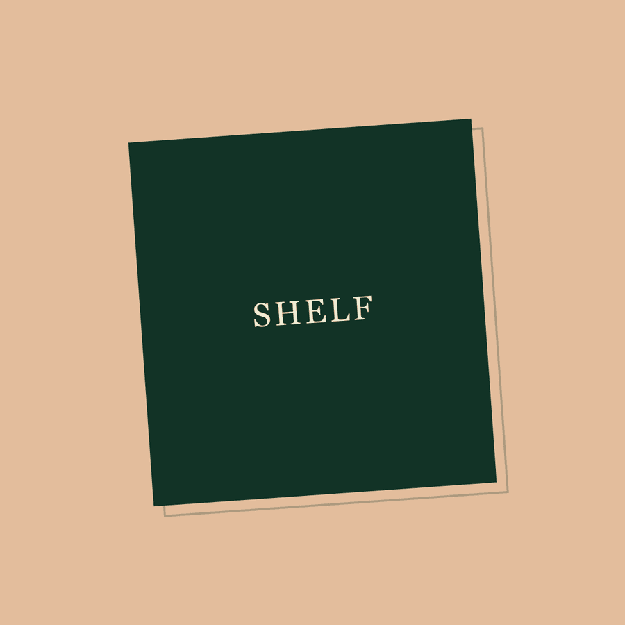 Shelf with prints