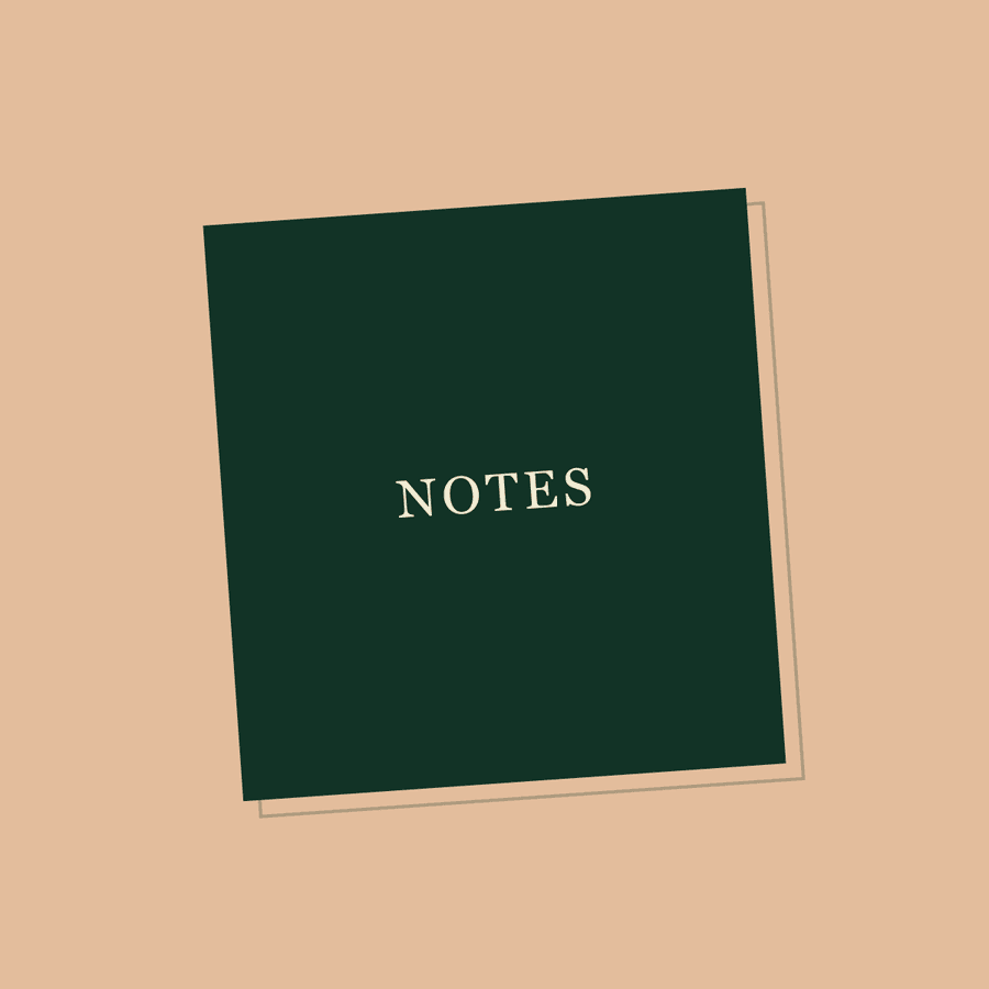 Notes, Mostly